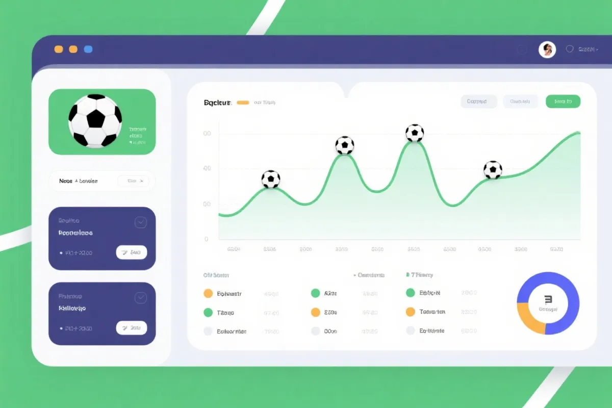 Sports analytics illustration